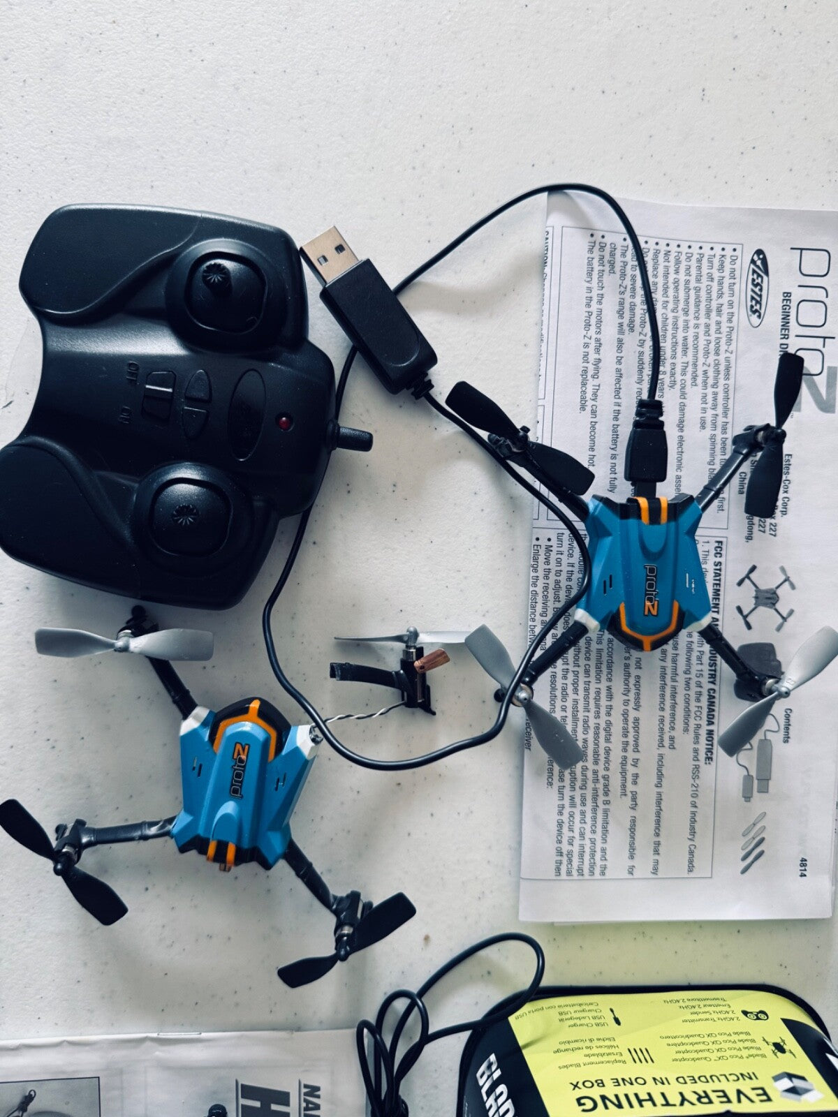 Mini Drone bundle for parts for Pico QX-DiecastModeler.com