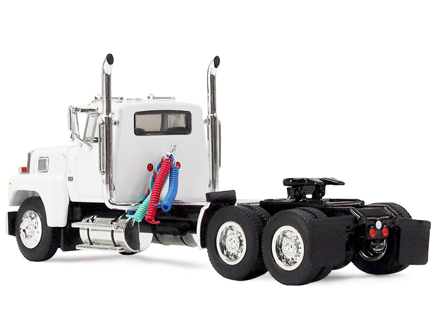 Ford LTL 9000 Trio Set (Two Day Cabs and One 60" Flat Top Sleeper) 1/64 Diecast Model by DCP/First Gear