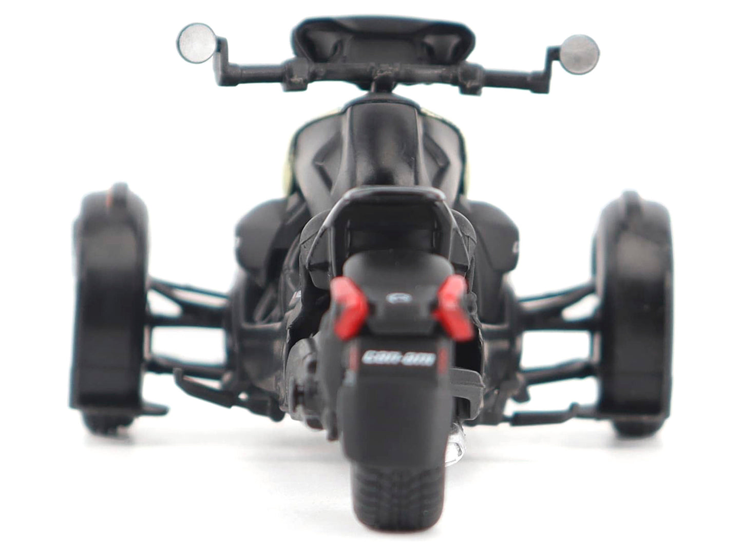 Can-Am Ryker Rally 3-Wheel Motorcycle Sand Storm and Black 1/32 Diecast Model by BRP Models-DiecastModeler.com