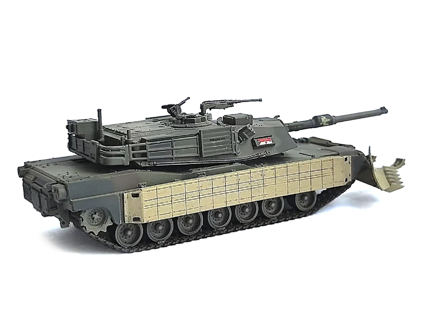 United States M1A1 AIM (Abrams Integrated Management) Tank with Mine Plow (Plowing Mode) #68 "United States Army" Olive Drab "NEO Dragon Armor" Series 1/72 Plastic Model by Dragon Models