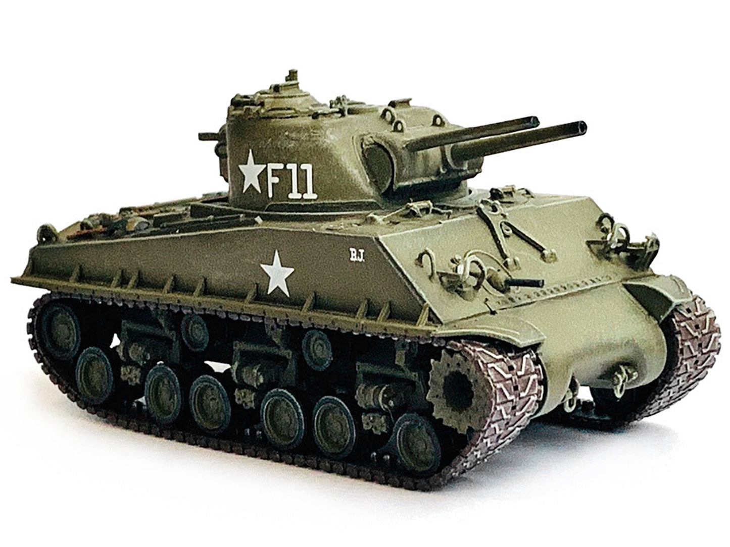 United States M4A3 HVSS POA-CWS-H5 Flamethrower Tank Olive Drab F11 "Korea" (1951) "NEO Dragon Armor" Series 1/72 Plastic Model by Dragon Models-DiecastModeler.com