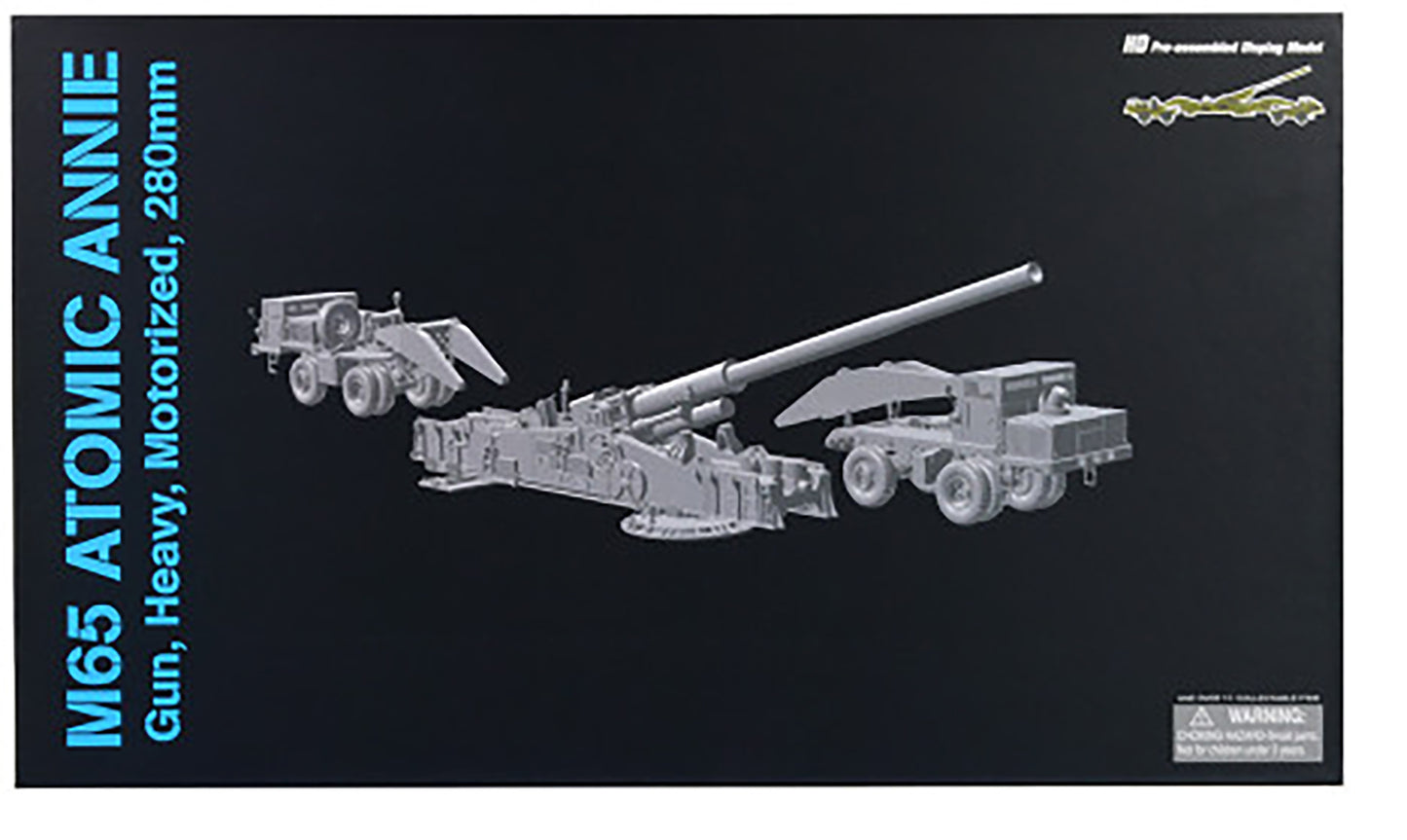 United States M65 Atomic Cannon "Atomic Annie" Artillery Olive Drab "Traveling Mode" US Army "NEO Dragon Armor" Series 1/72 Plastic Model by Dragon Models