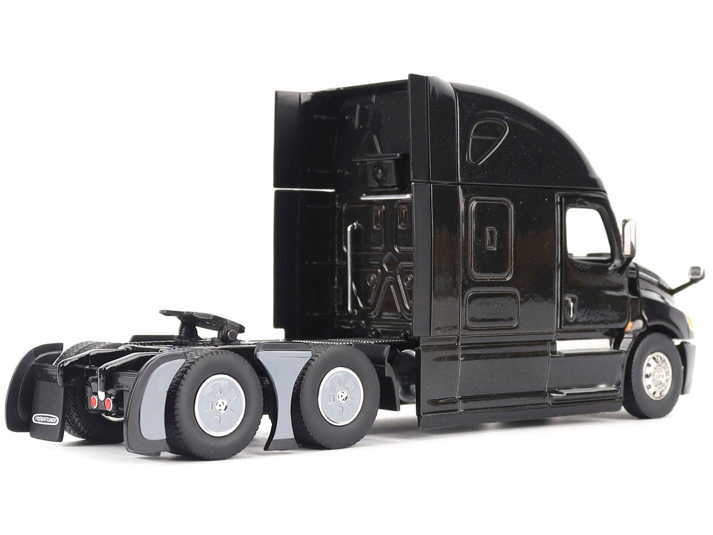 Freightliner New Cascadia Sleeper Cab Truck Tractor Black "Transport Series" 1/50 Diecast Model by Diecast Masters-DiecastModeler.com