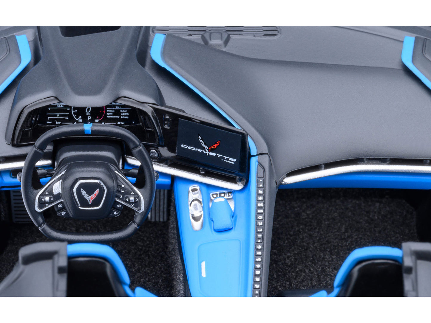 2020 Chevrolet Corvette C8 Stingray Rapid Blue 1/18 Model Car by Autoart-DiecastModeler.com