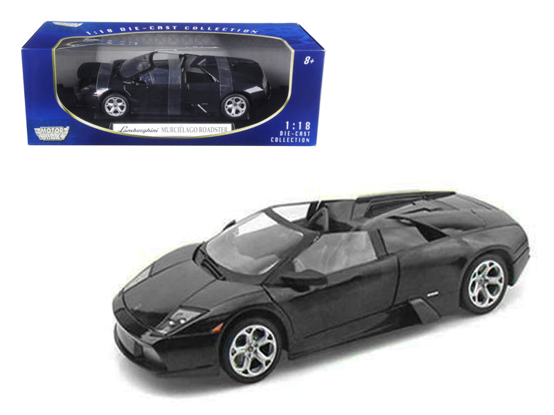 Lamborghini Murcielago Roadster Black 1/18 Diecast Model Car by Motormax-DiecastModeler.com