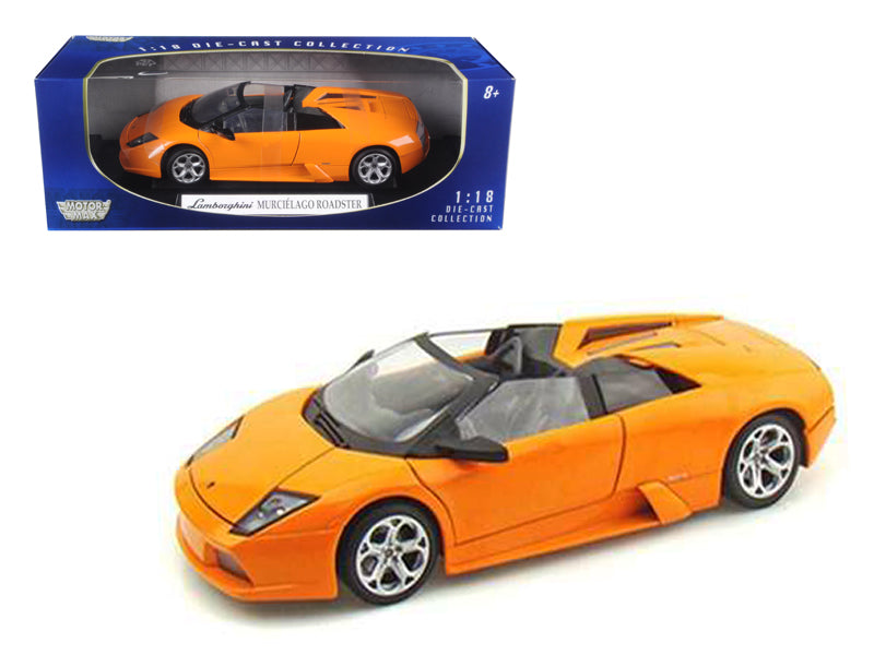 Lamborghini Murcielago Roadster Orange 1/18 Diecast Model Car by Motormax-DiecastModeler.com