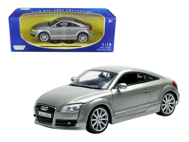 2007 Audi TT Coupe Grey 1/18 Diecast Car Model by Motormax-DiecastModeler.com