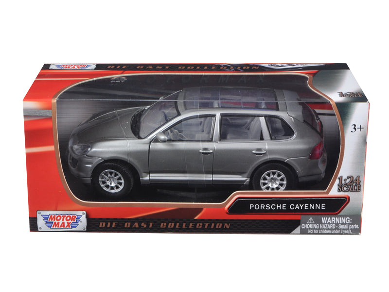 2008 Porsche Cayenne Gray Metallic 1/24 Diecast Model Car by Motormax-DiecastModeler.com