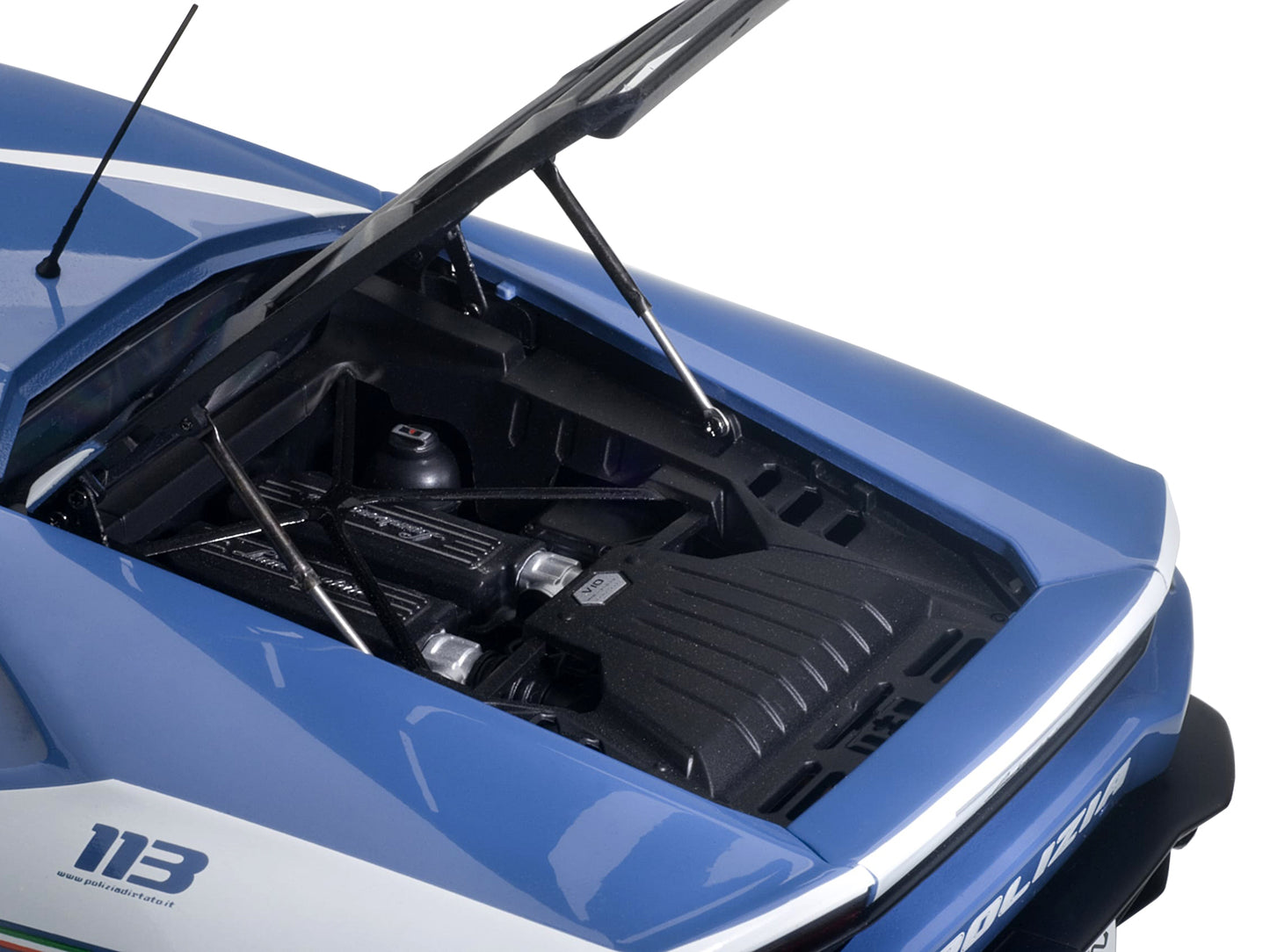 Lamborghini Huracan LP610 Police Car 1/18 Model Car by Autoart-DiecastModeler.com