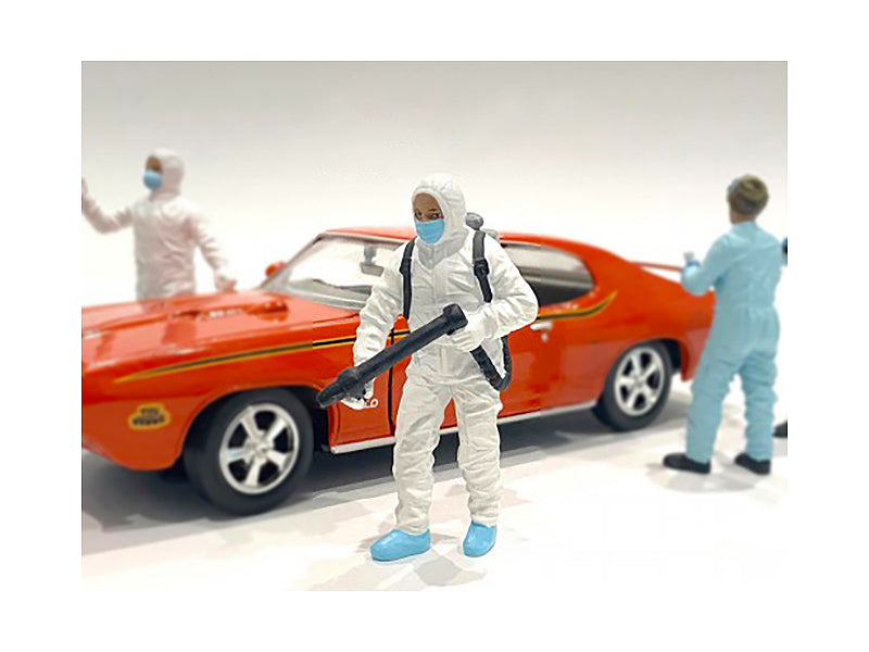 Hazmat Crew Figurine I for 1/18 Scale Models by American Diorama-DiecastModeler.com