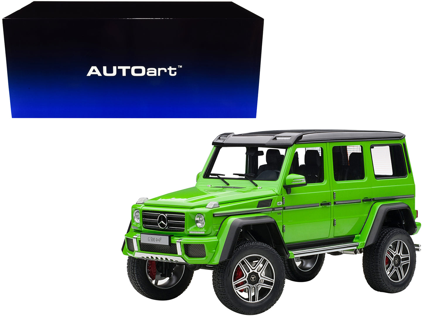 Mercedes Benz G500 4X4 2 Alien Green 1/18 Model Car by Autoart-DiecastModeler.com