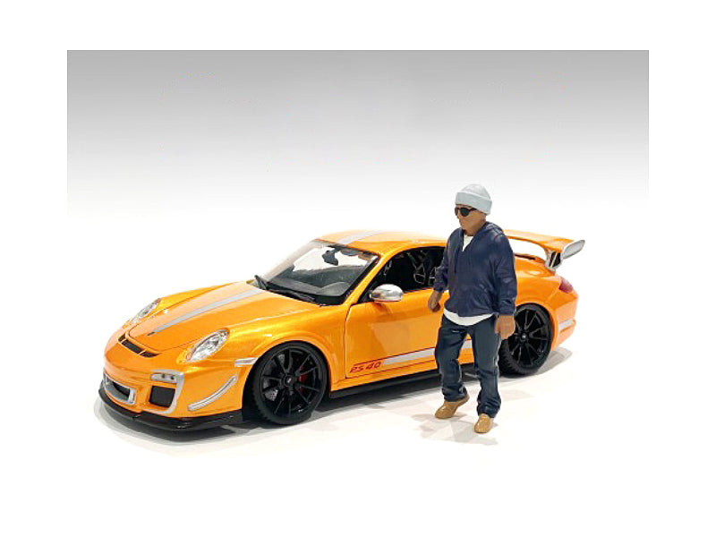 "Car Meet 1" Figurine IV for 1/24 Scale Models by American Diorama-DiecastModeler.com