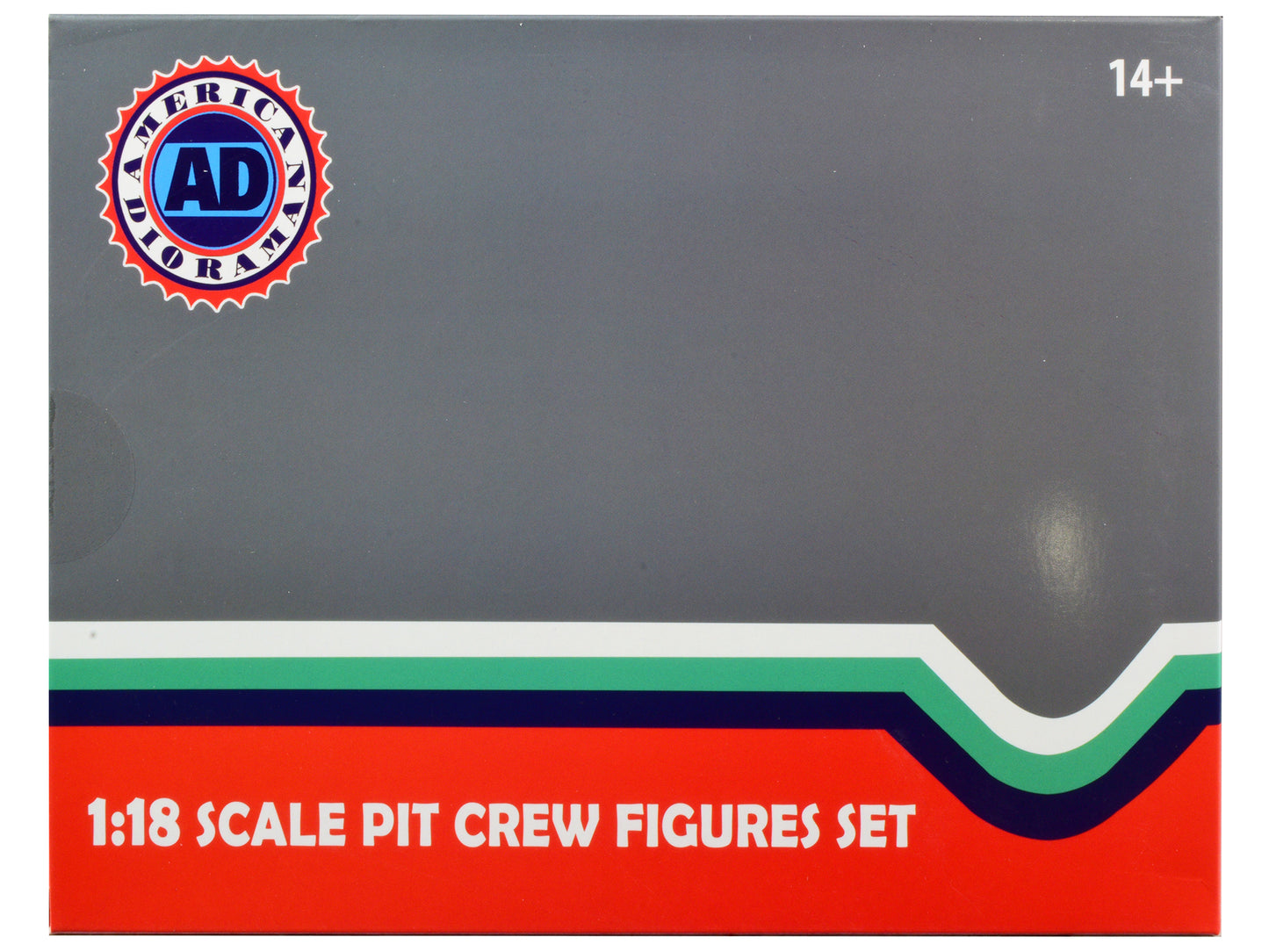 Formula One F1 Pit Crew 7 Figure Set Team Blue Release III for 1/18 Scale Models by American Diorama-DiecastModeler.com