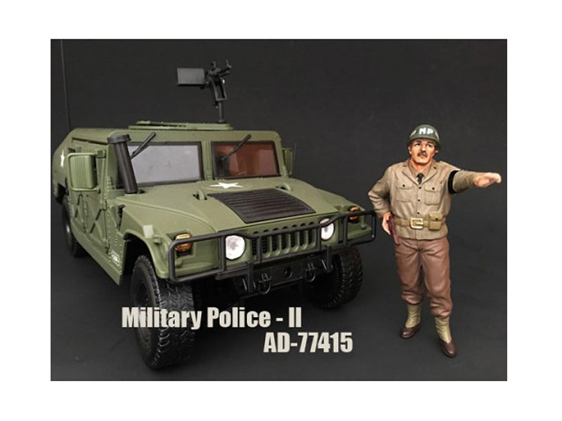WWII Military Police Figure II For 1:18 Scale Models by American Diorama-DiecastModeler.com