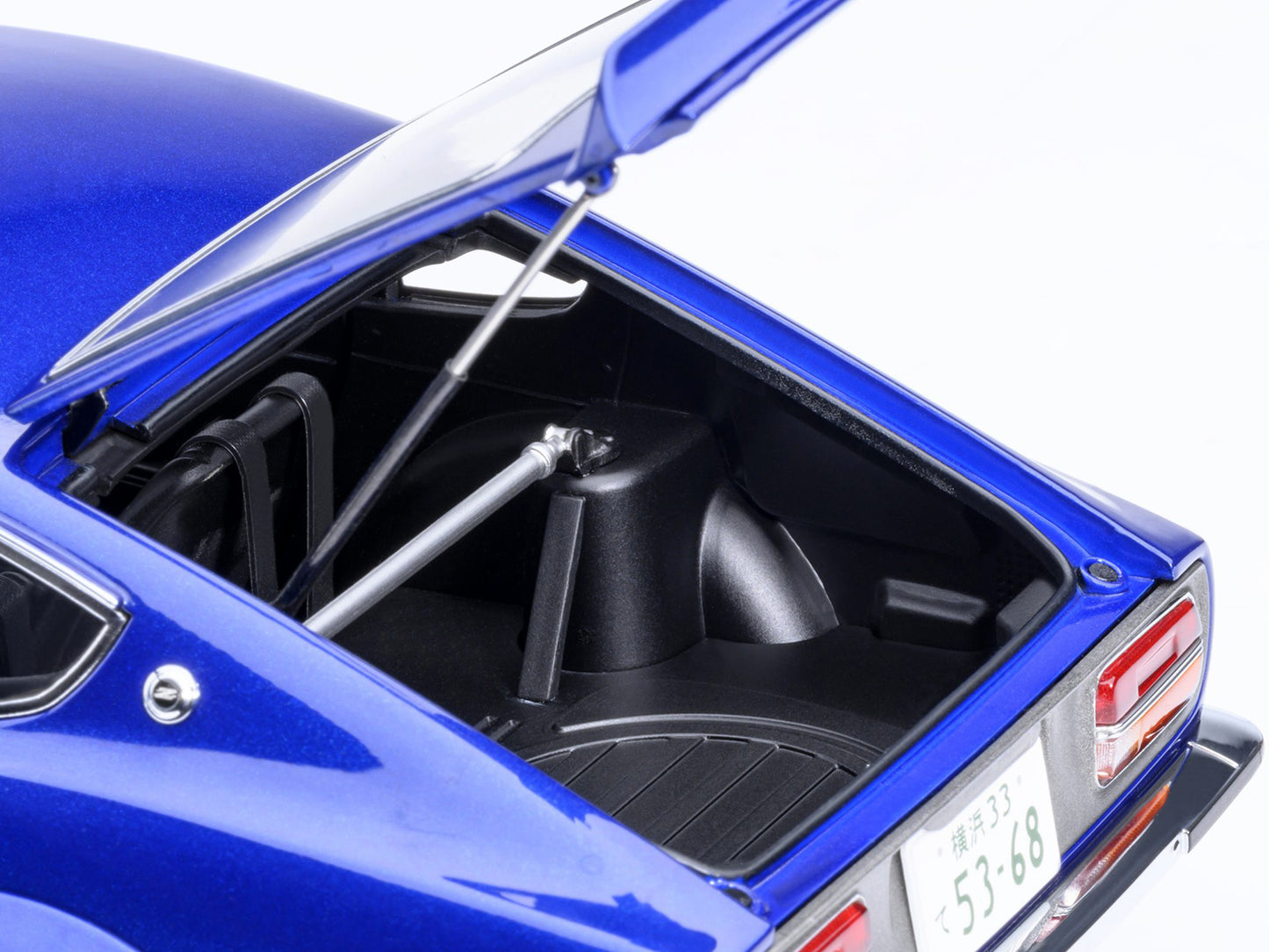 Nissan Fairlady Z RHD (Right Hand Drive) "Akuma No Z" Blue Metallic "Wangan Midnight - Comic #1 Version" Manga 1/18 Model Car by Autoart