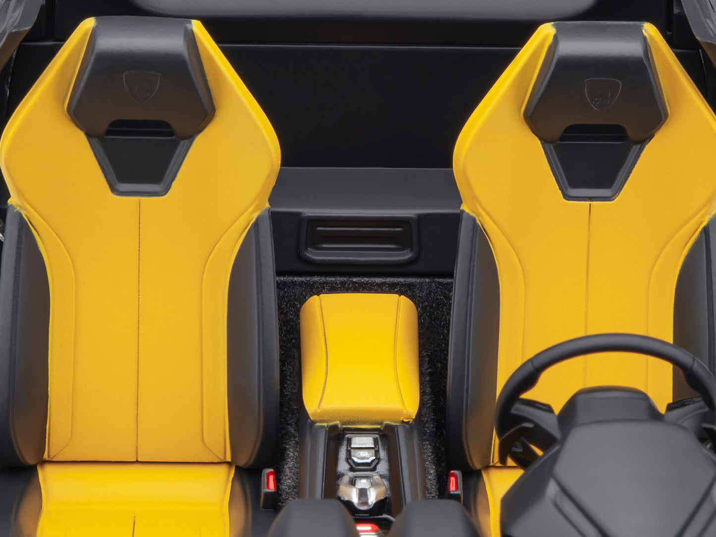 Lamborghini Huracan GT "LB-Silhouette Works" Yellow Metallic with Black Top 1/18 Model Car by Autoart-DiecastModeler.com