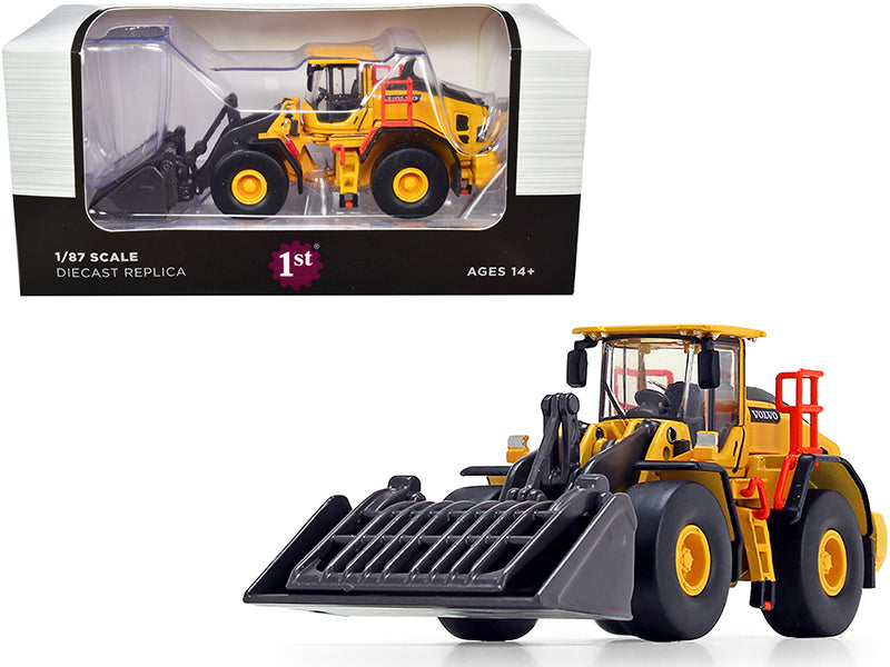 Volvo L180H Refuse Wheel Loader 1/87 (HO) Diecast Model by First Gear-DiecastModeler.com