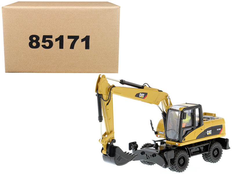 CAT Caterpillar M316D Wheel Excavator with Operator "Core Classics Series" 1/50 Diecast Model by Diecast Masters-DiecastModeler.com