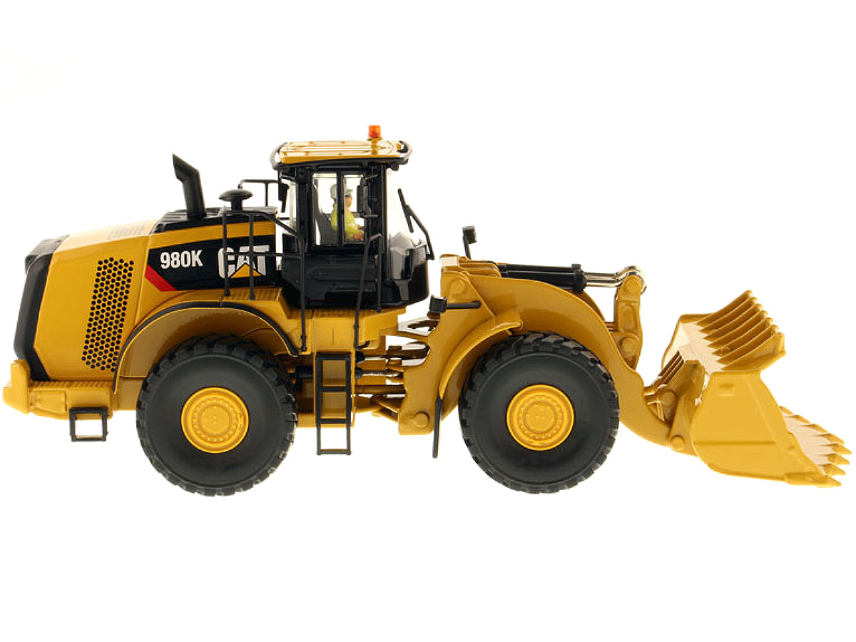 CAT Caterpillar 980K Wheel Loader Rock Configuration with Operator "Core Classics Series" 1/50 Diecast Model by Diecast Masters-DiecastModeler.com