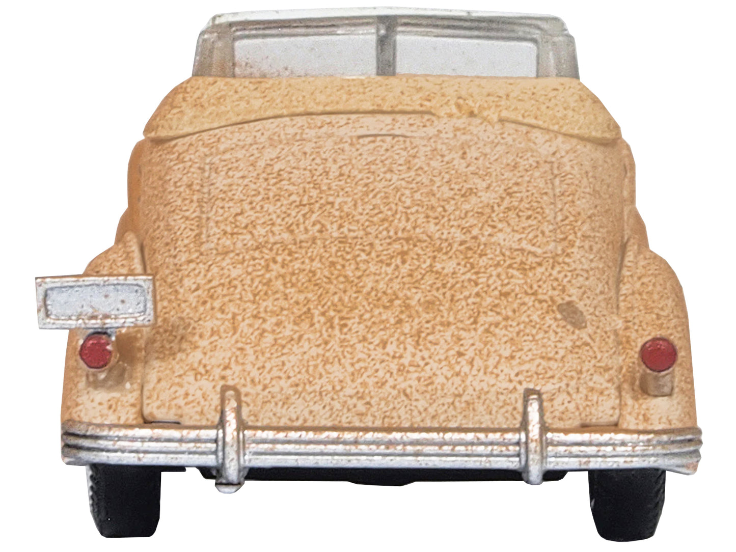 1936 Buick Special Convertible Coupe Beige (Rusted) "Junkyard Project" 1/87 (HO) Scale Diecast Model Car by Oxford Diecast-DiecastModeler.com