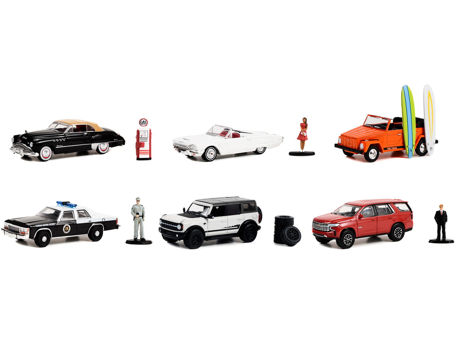 "The Hobby Shop" Set of 6 pieces Series 14 1/64 Diecast Model Cars by Greenlight-DiecastModeler.com