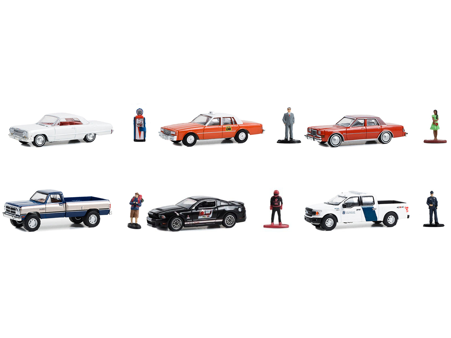 "The Hobby Shop" Set of 6 pieces Series 15 1/64 Diecast Model Cars by Greenlight-DiecastModeler.com