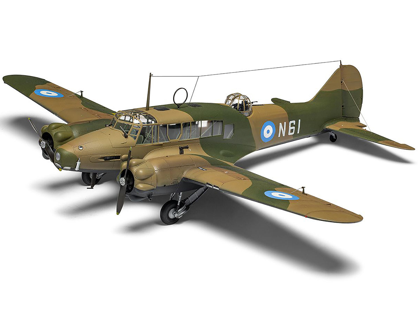 Level 3 Model Kit Avro Anson Mk.I Aircraft with 3 Scheme Options 1/48 Plastic Model Kit by Airfix