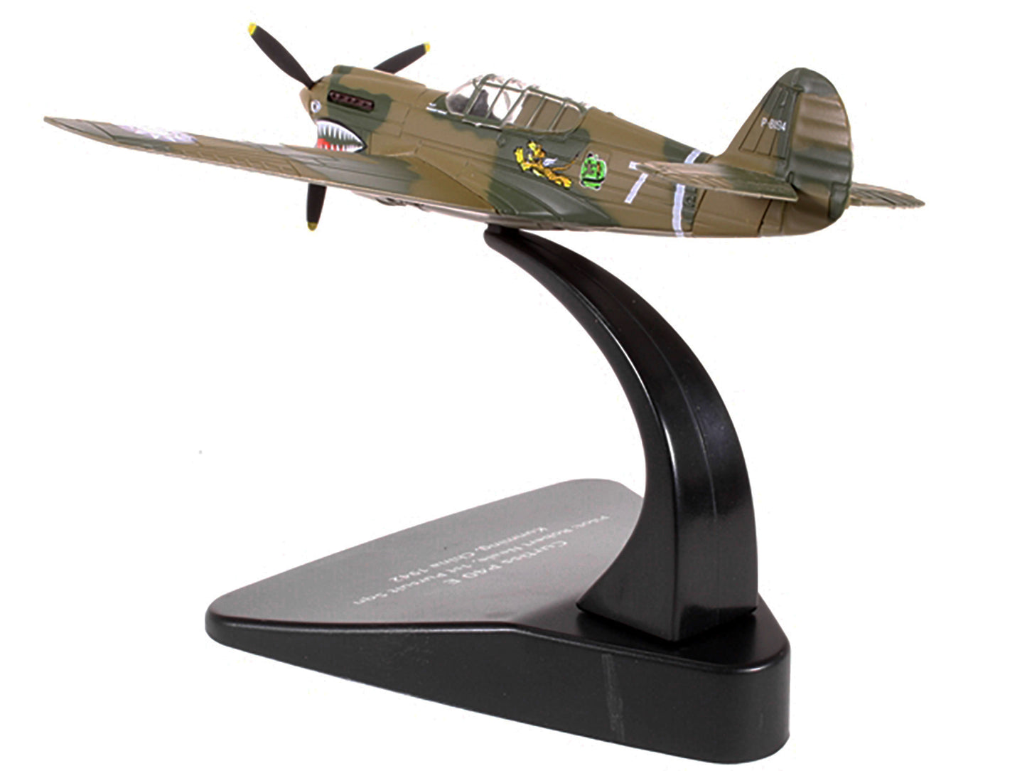 Curtiss P40 E Warhawk Fighter Plane Pilot: Robert Neale 1st Pursuit Squadron Kunming China (1944) "Oxford Aviation" Series 1/72 Diecast Model Airplane by Oxford Diecast-DiecastModeler.com