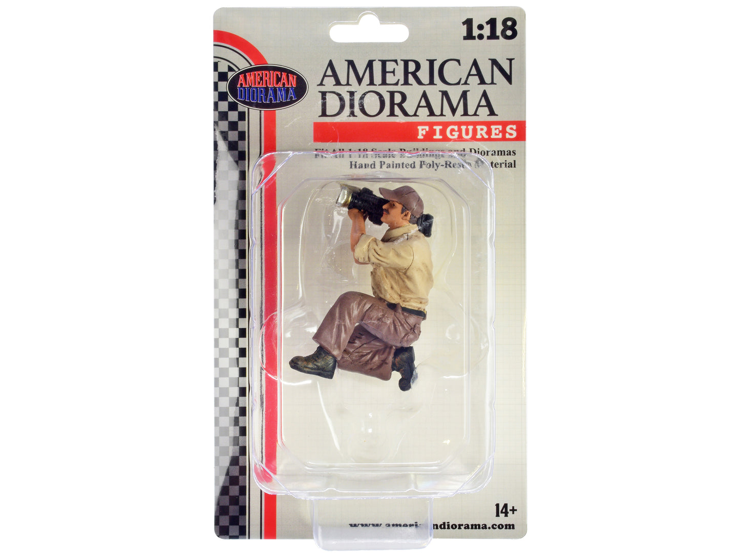 "4X4 Mechanic" Figure 7 for 1/18 Scale Models by American Diorama-DiecastModeler.com