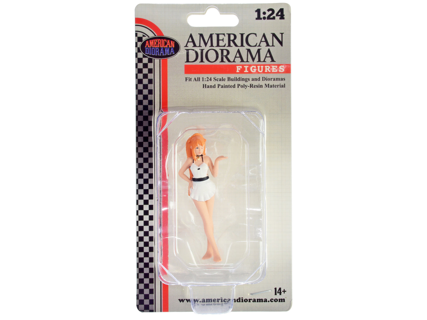 "Cosplay Girls" Figure 2 for 1/24 Scale Models by American Diorama-DiecastModeler.com