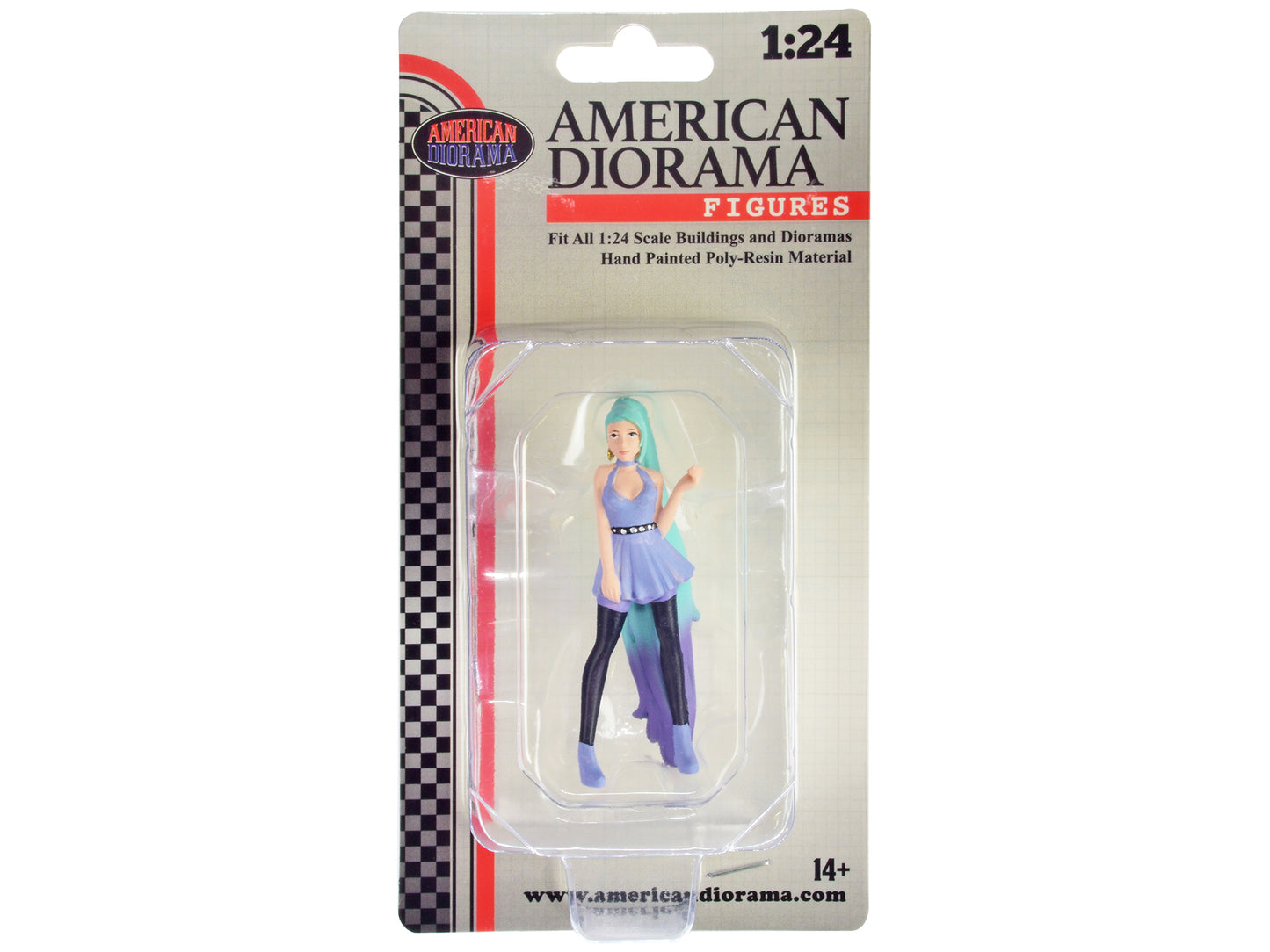 "Cosplay Girls" Figure 4 for 1/24 Scale Models by American Diorama-DiecastModeler.com