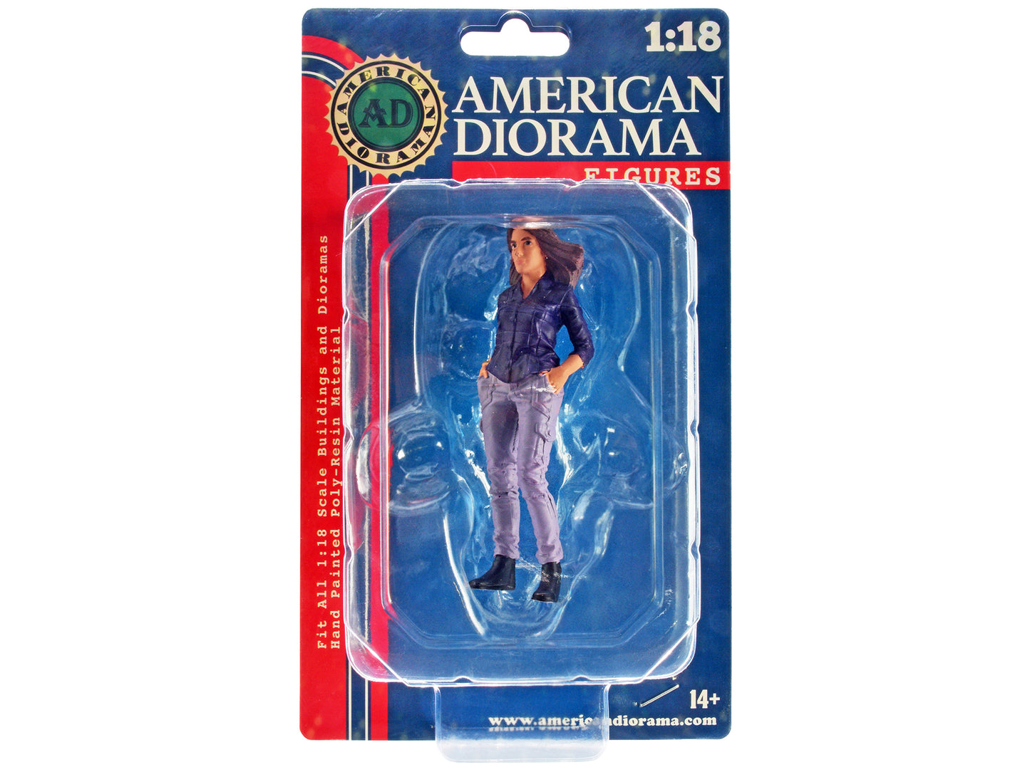 "Car Meet 3" Figure 5 for 1/18 Scale Models by American Diorama-DiecastModeler.com