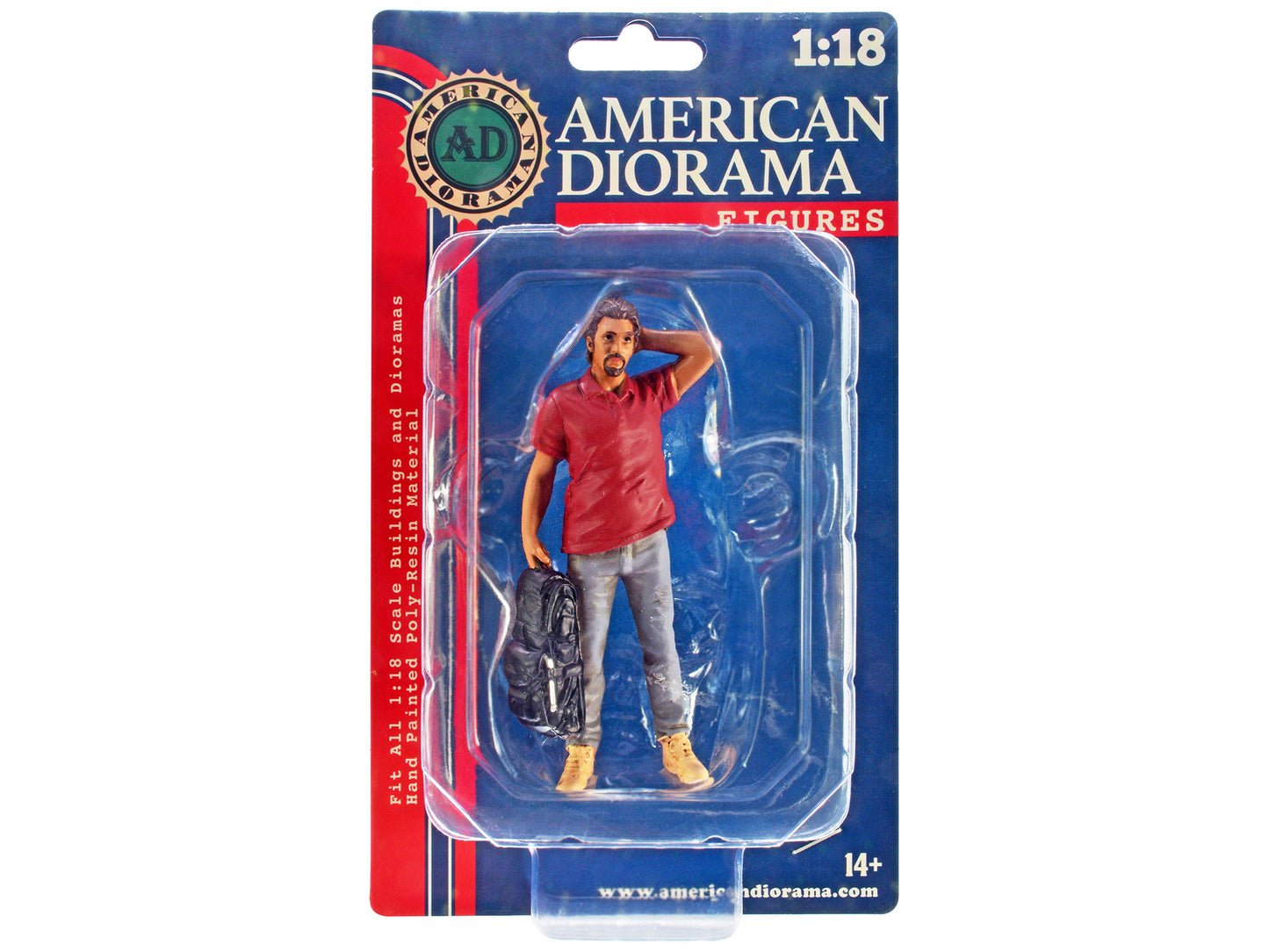 "Campers" Figure 4 for 1/18 Scale Models by American Diorama-DiecastModeler.com