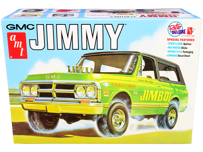 Skill 2 Model Kit 1972 GMC Jimmy Pickup Truck 2-in-1 Kit 1/25 Scale Model by AMT-DiecastModeler.com