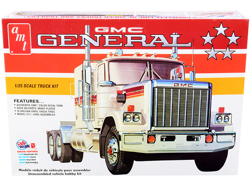 Skill 3 Model Kit GMC General Truck Tractor 1/25 Scale Model by AMT-DiecastModeler.com