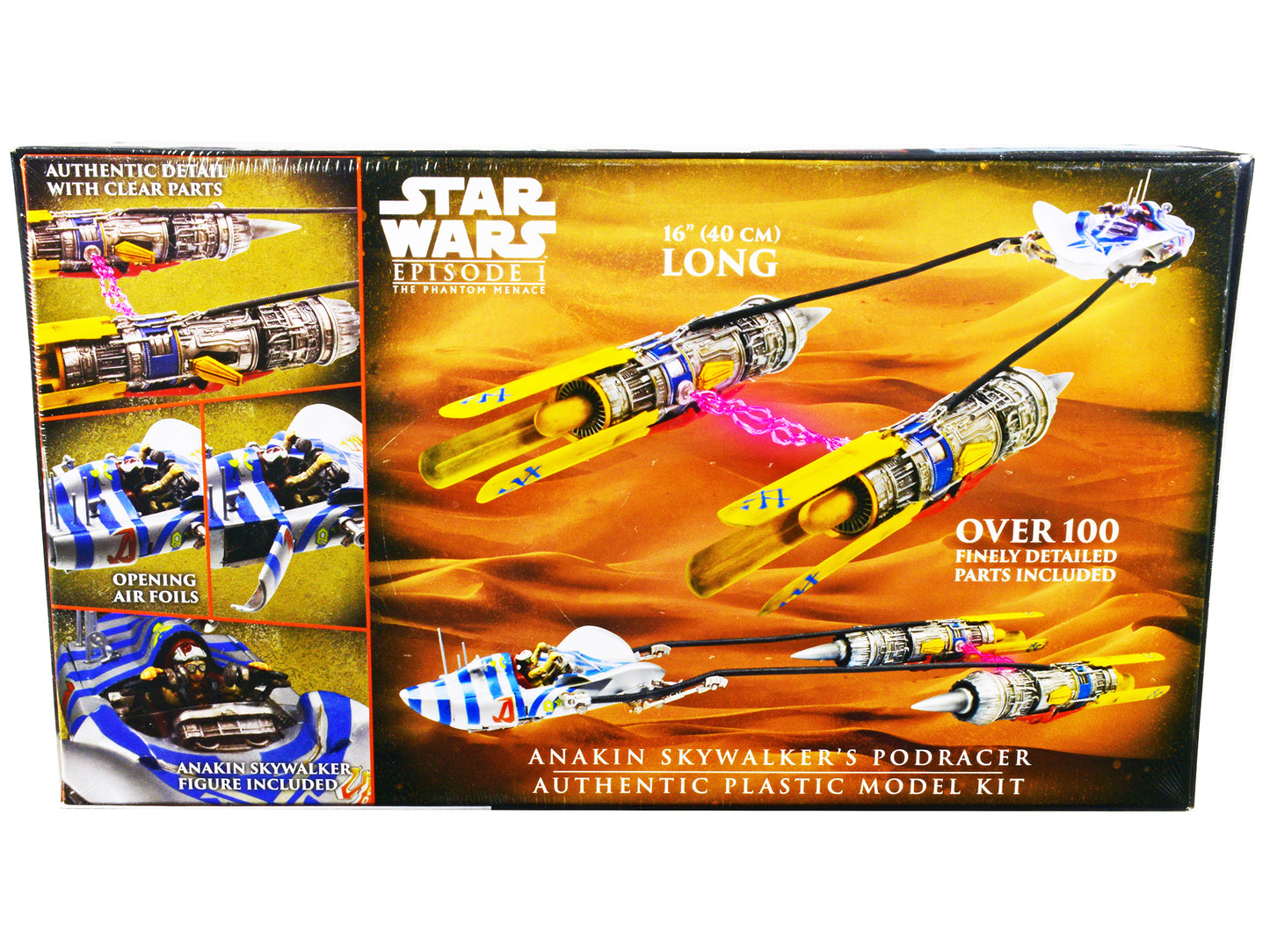 Skill 2 Model Kit Anakin Skywalker's Podracer "Star Wars Episode I: The Phantom Menace" 1/32 Scale Model by AMT-DiecastModeler.com