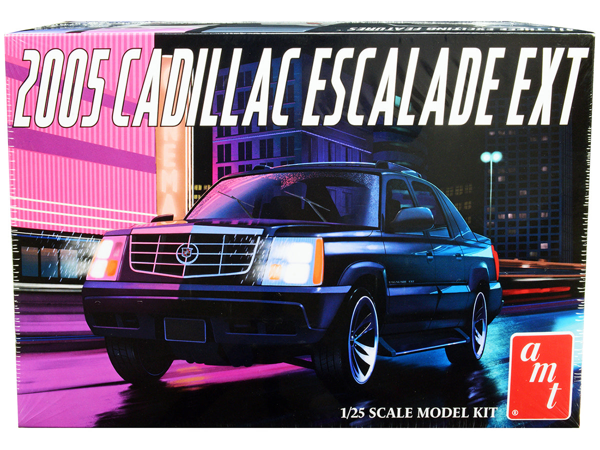 Skill 2 Model Kit 2005 Cadillac Escalade EXT 1/25 Scale Model by AMT-DiecastModeler.com