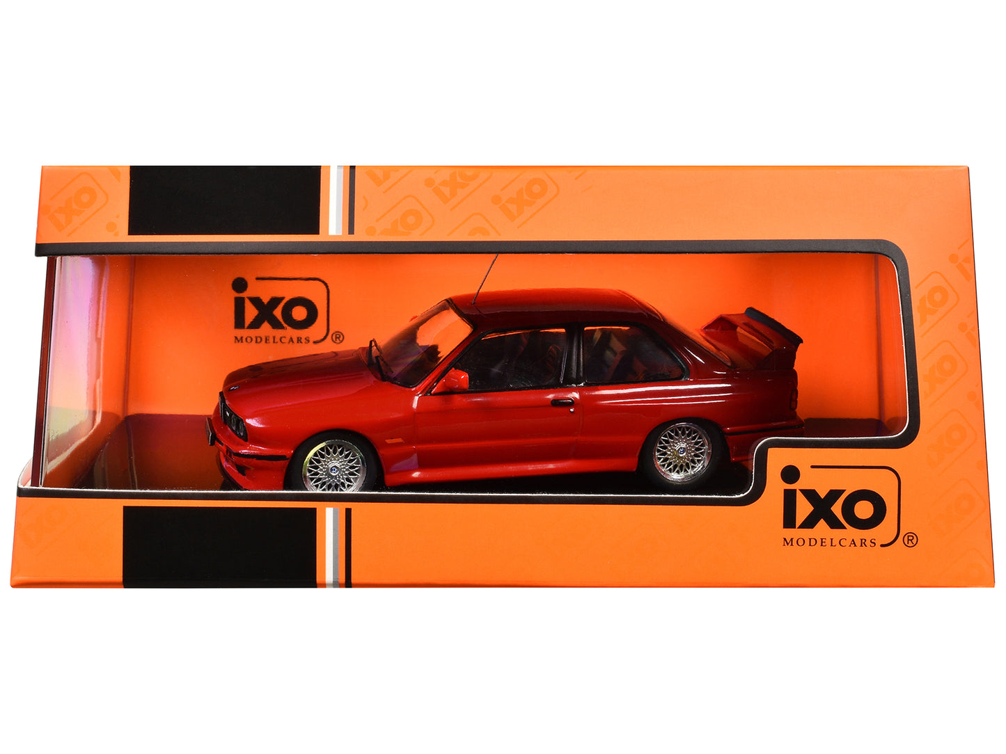 1990 BMW M3 Sport Evolution Red 1/43 Diecast Model by IXO Models