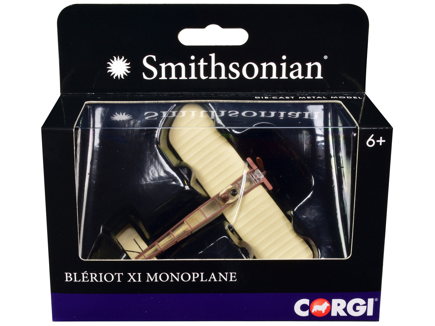 Bleriot XI Monoplane with Pilot Figure "Smithsonian" Series Diecast Model by Corgi-DiecastModeler.com