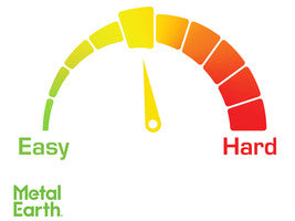 Model Kit Messerschmitt BF-109 Fighter Aircraft "German Luftwaffe" (Moderate Difficulty) Steel Model by Metal Earth-DiecastModeler.com