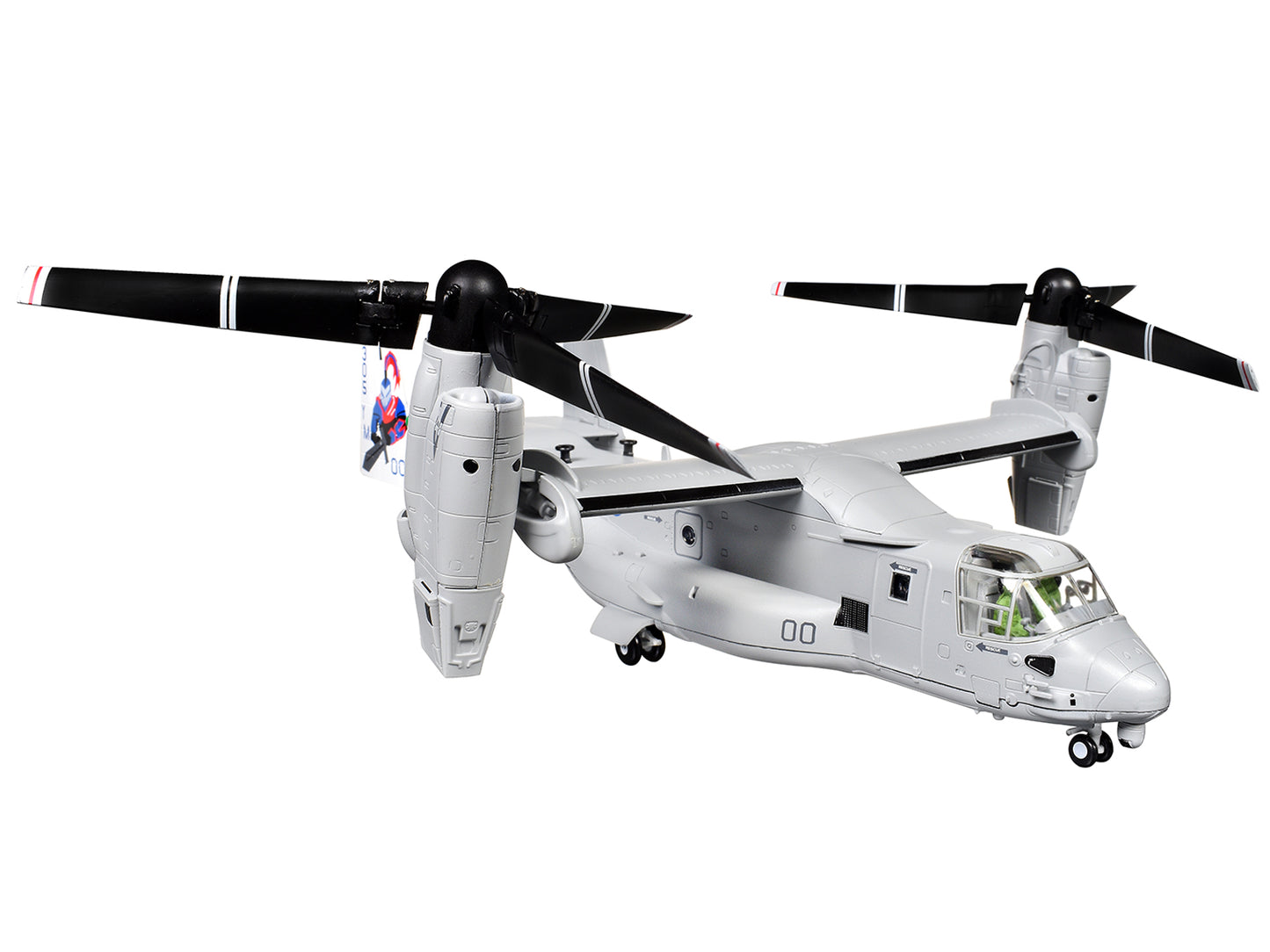 Bell Boeing MV-22 Osprey Aircraft "Marine Medium Tiltrotor Training Squadron 204 (VMMT-204) Raptors 2nd Marine Aircraft Wing MCAS New River" United States Marines 1/72 Diecast Model Airplane