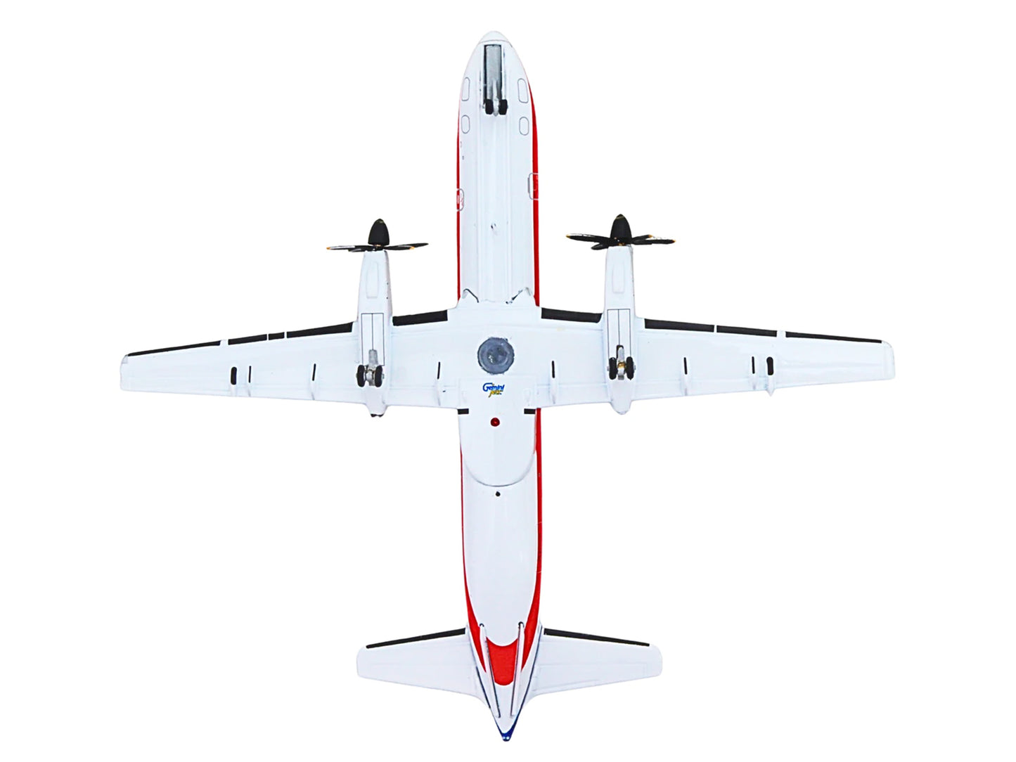 Saab 340B Commercial Aircraft "American Eagle" (N389AE) White with Red and Blue Stripes "Gemini 200" Series 1/200 Diecast Model Airplane by GeminiJets-DiecastModeler.com