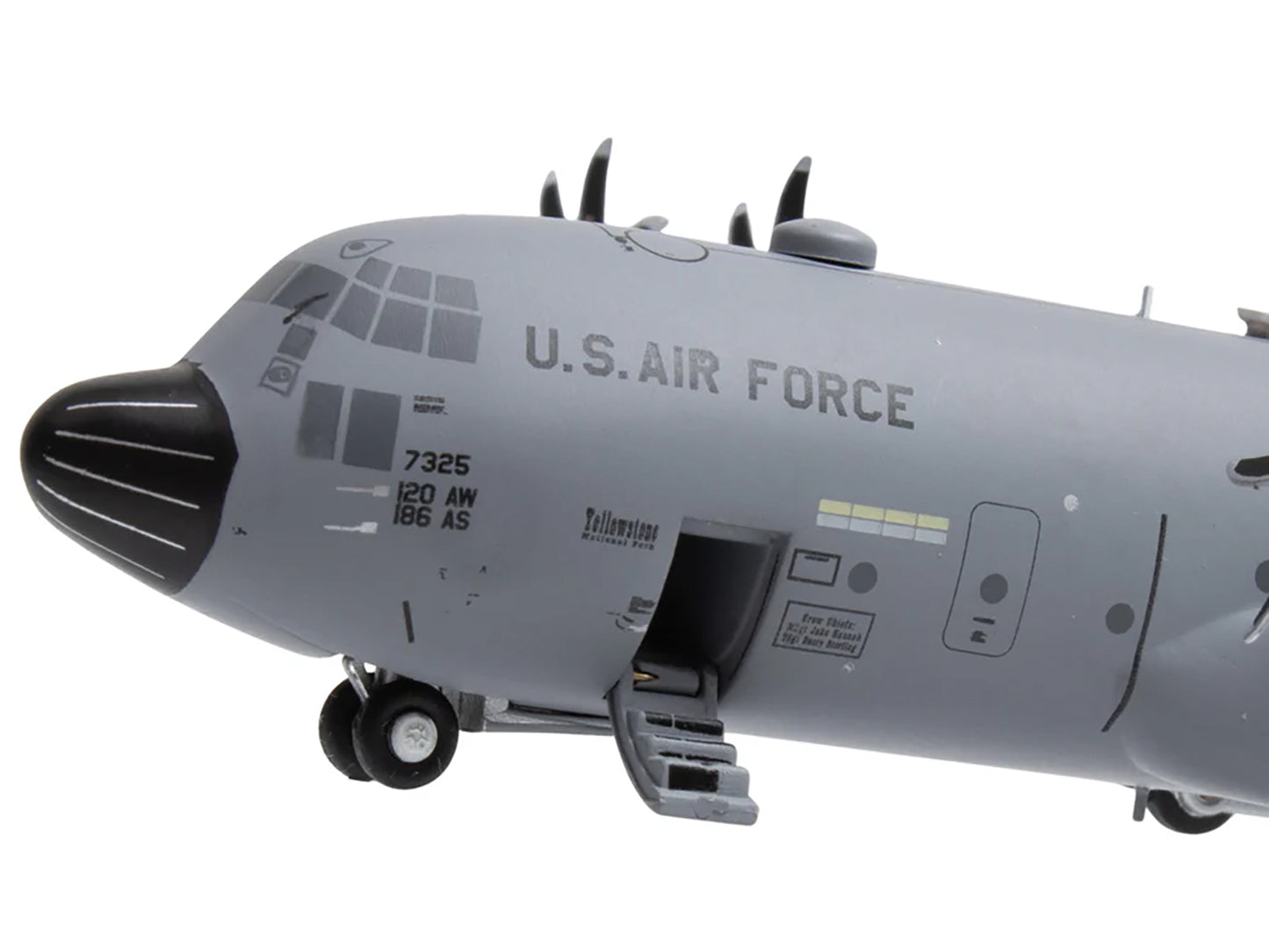 Lockheed C-130H3 Hercules Transport Aircraft "Montana Air National Guard Great Falls ANGB" United States Air Force "Gemini 200" Series 1/200 Diecast Model Airplane by GeminiJets