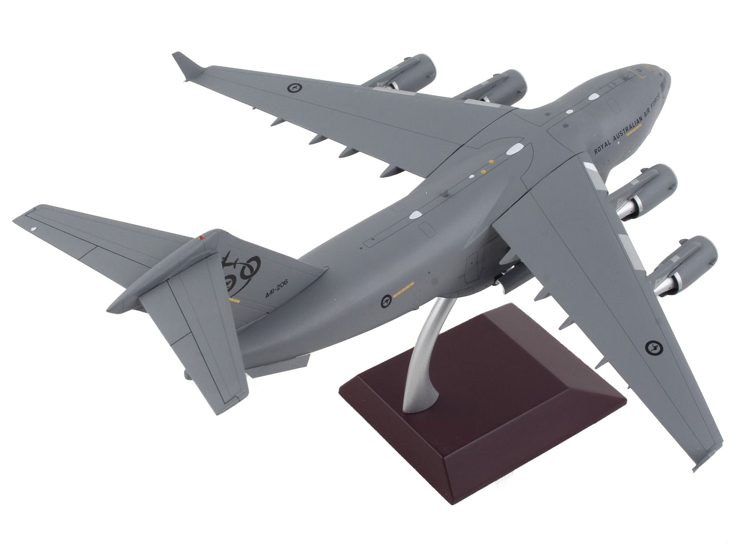 Boeing C-17 Globemaster III Transport Aircraft "Royal Australian Air Force - 100th Anniversary" Gray "Gemini 200" Series 1/200 Diecast Model Airplane by GeminiJets-DiecastModeler.com