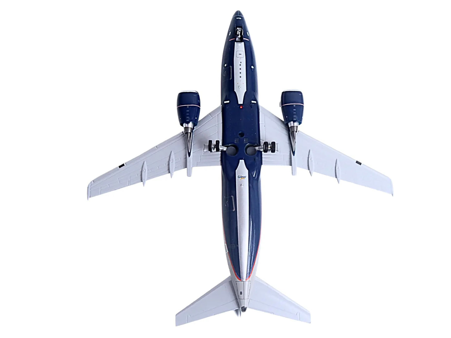 Boeing 737-500 Commercial Aircraft "United Airlines - Classic 737 Series" (N936UA) Gray with Blue Tail "Gemini 200" Series 1/200 Diecast Model Airplane by GeminiJets-DiecastModeler.com