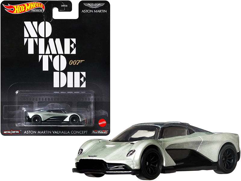 Aston Martin Valhalla Concept Light Green Metallic with Dark Green Top (James Bond 007) "No Time to Die" (2021) Movie Diecast Model Car by Hot Wheels-DiecastModeler.com