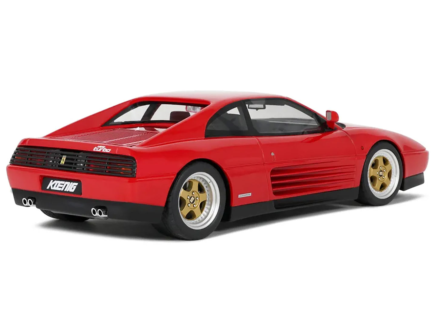 1994 Koenig Specials 348 Twin Turbo Red 1/18 Model Car by GT Spirit