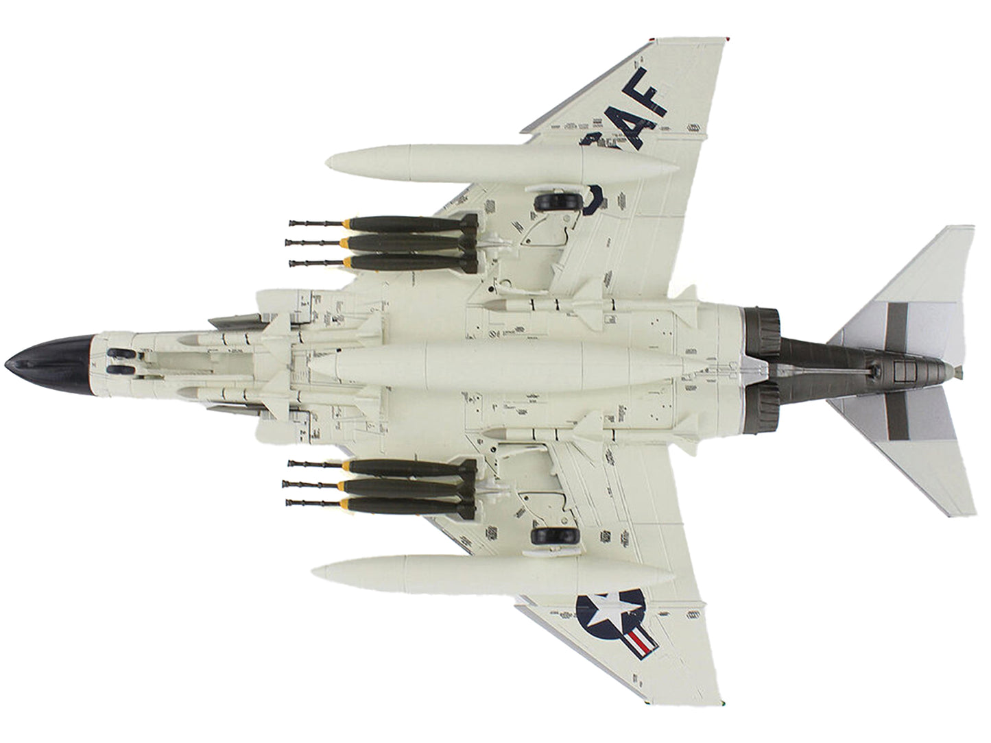 McDonnell Douglas F-4C Phantom II Fighter-Bomber Aircraft "433rd TFS 8th TFW Ubon Thailand" (1966) United States Air Force "Air Power Series" 1/72 Diecast Model by Hobby Master-DiecastModeler.com
