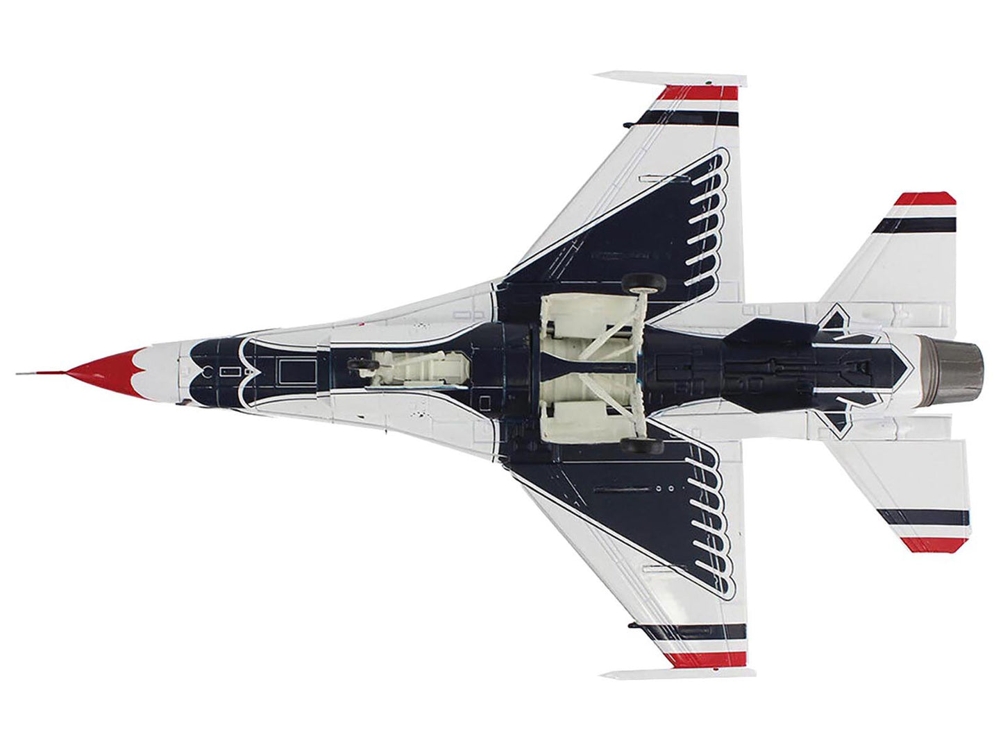 Lockheed F-16D Fighting Falcon Fighter Aircraft "No.7 Thunderbirds Nellis Air Force Base" (2017) United States Air Force "Air Power Series" 1/72 Diecast Model by Hobby Master