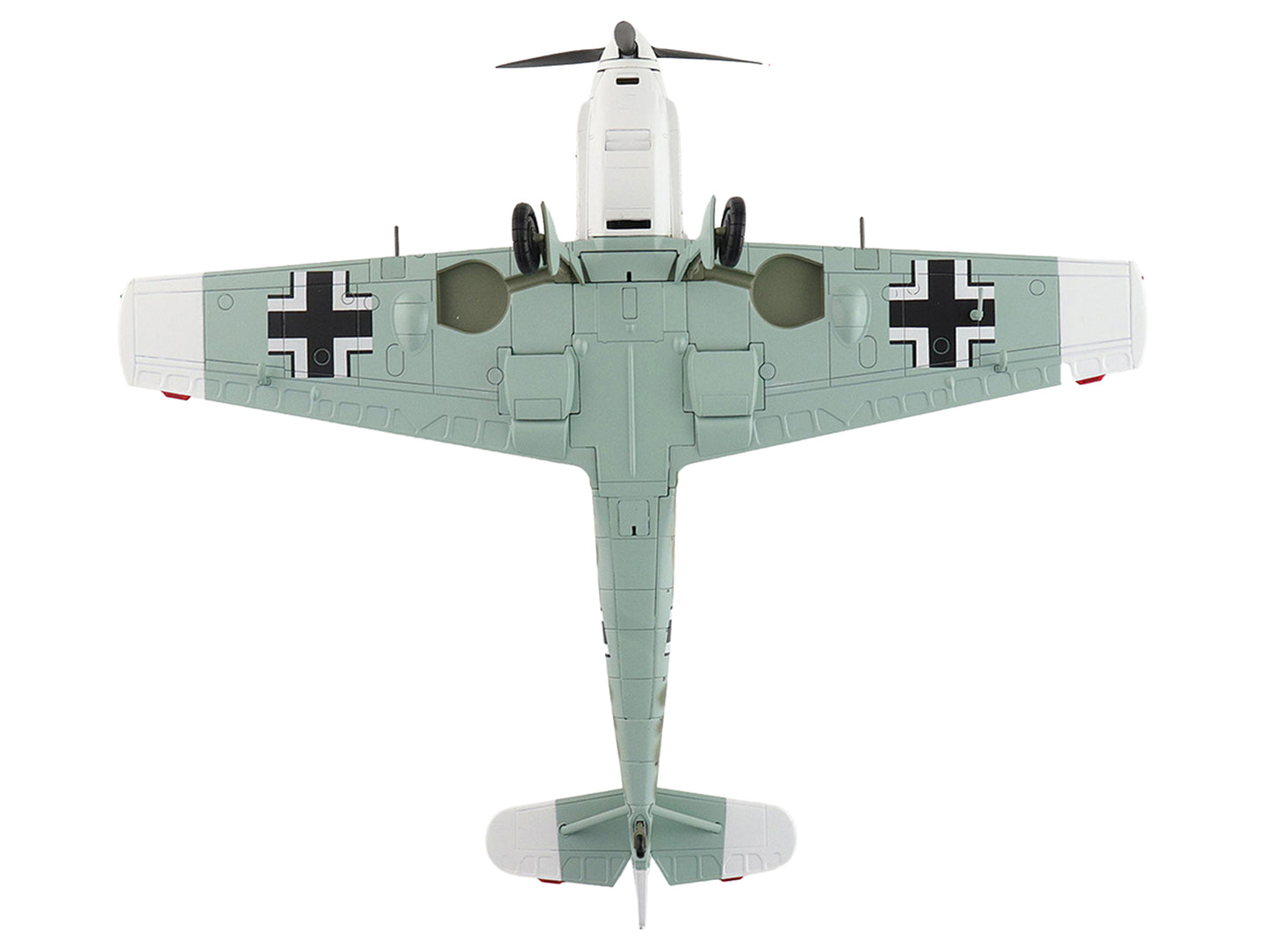 Messerschmitt Bf 109E-3 Fighter Aircraft "Yellow 15 Karl Wolff III/JG 52 France" (1940) German Luftwaffe "Air Power Series" 1/48 Diecast Model by Hobby Master